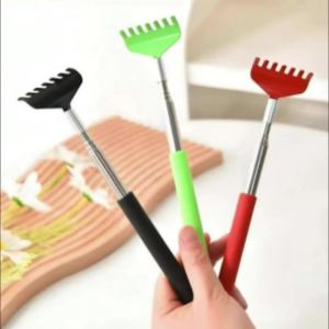 1 Máy Tính Di Động Có Thể Thu Vào Bằng Thép Không Gỉ Dụng Cụ Cào Lưng Bằng Kim Loại Nhỏ Gọn Kính Thiên Văn Máy Mát Xa Lưng Để Giảm Ngứa Dụng Cụ Cầm Tay