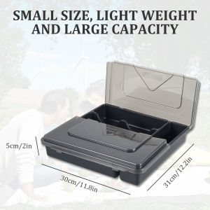 Portable Utensil Storage Box Sealed Dustproof Cutlery Organiser Trays with Lid for Kitchen Spoons Forks Knives Organiser New