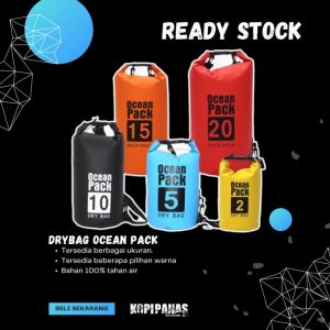 Terlaris Dry Bag Drybag Tas Waterproof Anti Air Mancing Outdoor Snorkling Camping hiking 5L 10L 15L 20L 30L