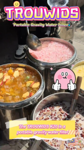 TROUWIDS Mineral Water Pot Outdoor Water Purifier 3 Stage Ceramic Filtration Alkaline Water Filter Bucket 20 Liter