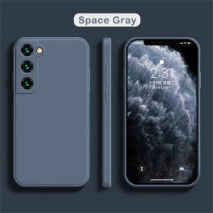 Silicon Phone Case For Samsung Galaxy S26 S25 S24 S23 S22 S21 Ultra Plus FE 5G Shockproof Back Cover Funda