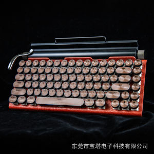 Colorful | Typewriter Mechanical Keyboard RGB Blue Switch Bluetooth Dual-Mode Customizable Hot-Swappable Custom Office Paragraph Switch