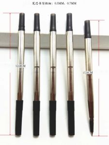 Classic Metal Ballpoint Pen Refillable Signature Pen Antique Style 0.5/0.7 Business Supplies Stationery Cultural Goods