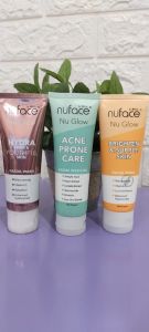 NUFACE FACIAL FOAM SABUN MUKA GLOWING BRIGHT & GLOW - Facial Wash Untuk Kulit Jerawat dan Kusam