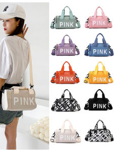 Sporty Crossbody Bag Womens Fashionable Fitness Mini Phone Bag Single Shoulder Soft Polyester Leisure Bucket Shape Handbag