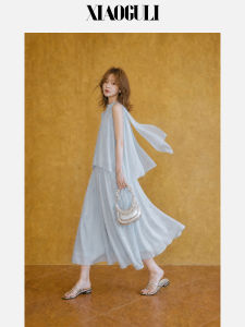 Bộ Áo Không Tay & Chân Váy Mỏng Chiffon Elegance Mùa Hè