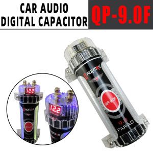 9.0 Farad Car Digital Power Capacitor Amplifier Regulator Stabilizer LED Voltage Display Car Audio Modification