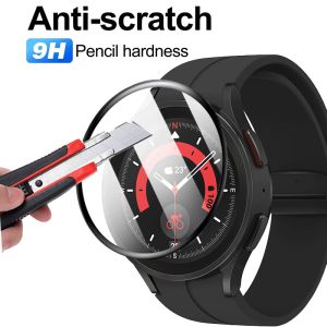 2pcs For Samsung Galaxy Watch Ultra 47mm Galaxy Watch 6 Classic /Galaxy Watch 5 Pro /Galaxy Watch 4 Classic / Active 2 40mm 44mm 47mm 43mm 45mm Soft Full Screen Protector Anti Explosion Anti-shatter
