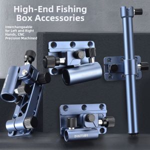 MLZH | Universal Tackle Box Accessories Set Corner Rod Rest Stand Net Bracket Bait Box Rack