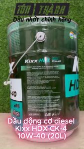 [ Hàng Chính Hãng ] Dầu động cơ cao cấp Kixx HDX CK-4 10W40 (20 Lít)