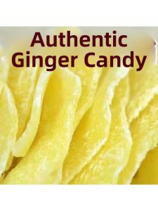 Dried Ginger Slices with Brown Sugar