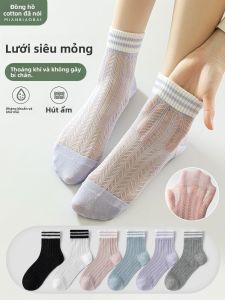 MIANBIAOBAI | Anti-Foot Fungus Anti-Odor Absorbent Antibacterial Summer Lightweight Womens Cotton Socks