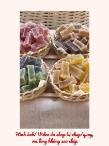 Mứt Rong Sụn nhiều vị ít ngọt rong sụn sấy dẻo vị trái cây ngọt thanh [Cahoro Food]