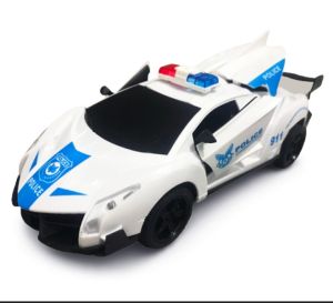 ( Nyala Lampu Bisa buka 3 pintu ) Mainan Mobil remot control Police car 5 chanel skala 1:18