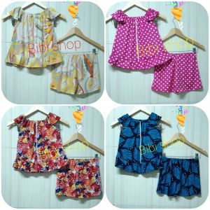 Sale 89k/5 bộ quần áo trẻ em bé gái 12_18kg bộ hè  bộ mặc nhà đi học đi chơi