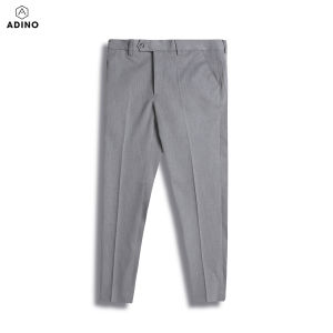 [Nhập LazXuHuong1- giảm 20k đơn 149k|[FreeShip Max] Quần tây công sở nam màu xanh than kẻ ô ADINO vải cotton dày không bai xù dáng slimfit ống đứng hơi côn trẻ trung QA94 - ADINO Official