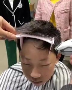Lược Cắt Tóc Chuyên Nghiệp Kiểu Flat Top Lược Cong Lược Cắt Tỉa Tóc Cho Việc Cắt Tóc Chính Xác