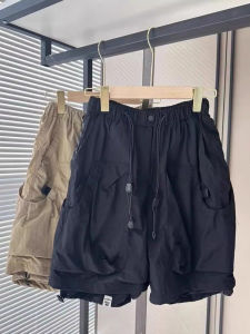 Heavy Duty Work Shorts Mens Summer Trendy Loose Fit Straight Leg Five Pocket Quick Dry Breathable Fashionable Youth Casual Shorts