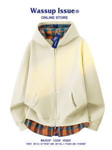 Áo Hoodie Nam Kéo Khóa Phong Cách Mỹ Mùa Xuân Thu