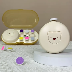 Baby Bear-shaped nail care set Gentle & Safe Care 360° Grinding Whisper Quiet Complete Set