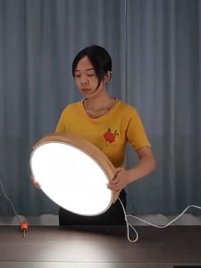 Nordic Light LED Ceiling Light Modern 3Colors Dimming /Remote Control Lampu LED Room Light Bedroom Light Ceiling Lamp Lampu Nordic LED Lampu siling moden 3 warna Dimming/kawalan jauh Lampu LED bilik cahaya bilik tidur Lampu siling