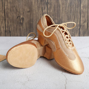 DANBAOLUO | Soft Bottom Suede Middle Heel Dance Shoes