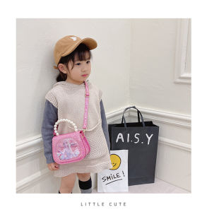 Bafada ใหม่เด็กสาวดิสนีย์การ์ตูนแช่แข็งเจ้าหญิงไหล่กระเป๋าเจ้าหญิง C Rossbody กระเป๋าสำหรับสาวๆแนวโน้มแฟชั่นน่ารักพิมพ์กระเป๋าสะพายที่ดีที่สุดคริสต์มาสของขวัญวันเกิดสำหรับเด็ก