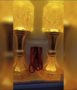 台式LED招财灯/ 桃型灯/台式/拜大神/神台灯/照亮运程/长明不熄 Led Marble Praying Lamp