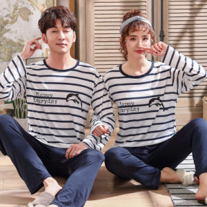 Bộ Đồ Ngủ Modal Mùa Xuân Thu Tay Dài Mỏng Cho Cặp Đôi Hoạt Hình Dễ Thương Cỡ Lớn Phong Cách Hàn Quốc Bộ Đồ Mặc Nhà