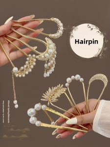 NING ZHOU | Pearl & Tassel Hairpin & Hair Clip for Women