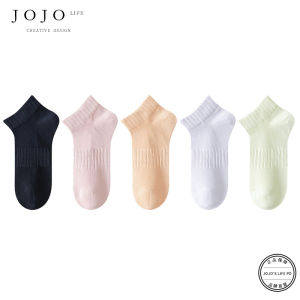 Pure Cotton Short Socks Anti-Odor Breathable Sports No-Cuff Comfortable Fit Womens Summer Basic Solid Color Home Fashion