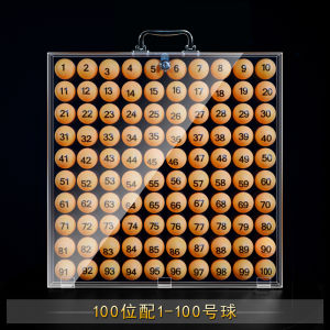 Acrylic Ping Pong Ball Storage Box with Handle Transparent Display Stand for Sports And Fitness Fans Numbered Lockable Case