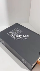 Safe Box Fake Book Safety Box With 3 Digit Password Fake Book Decoration Storage Box With Lock And Keys