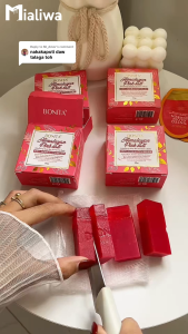 10 Pcs Bonita Himalayan Pink Salt Soap 80g Sabon Pampaputi Exfoliating Moisturizing Face Body Wash Moisturizer Glycerin Shea Butter Acne Pimple Pores Pekas Melasma Peklat Scar Blemishes Wrinkles Dark Spots Hydrating Beauty Glass Skin Care For Men & Women