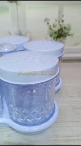 calista set toples lima daun plus nampan bpa free kulitas food grade free box dus
