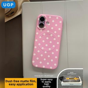 UGP | Magnetic Full Protection Case Pink Polka Dot