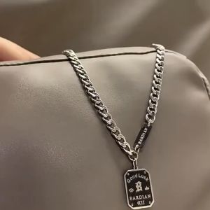 Kalung Titanium SKENA Mewah Elegan Aksesoris Pria Dan Wanita Antikarat Model Terupdate