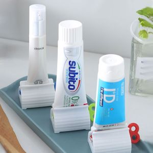 ที่บีบยาสีฟัน ที่รีดยาสีฟัน ที่กดรีดหลอดยาสีฟัน ที่หมุนยาสีฟัน อุปกรณ์บีบหลอด ที่รีดโฟมล้างหน้า มือหมุน ใช้งานง่าย