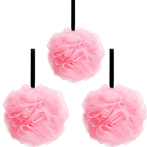 Luxury Large Bath Shower Ball Non-Dissolving Bath Flower Ball Cute Luffa Foaming Bathing Womens Bath Flower Bath Towel