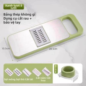 Dụng Cụ Đa Năng cho Bếp Nhà: Rắc Cắt Lát và Xắt Nhỏ