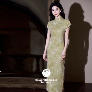 New Chinese-Style Modified Qipao Dress