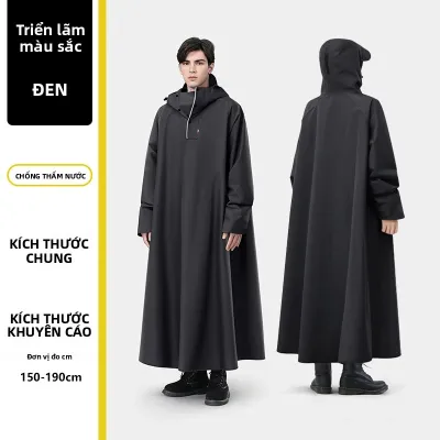 SEAMETAL Áo Mưa Dành Cho Người Lớn Đi Xe Máy Unisex Bền Bỉ Chống Thấm Nước Đi Xe Đạp Điện Áo Khoác Dày Cho Nam Và Nữ