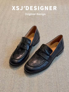LIQIXIEFANG | Commuting Thick Heel Slip-On Loafers
