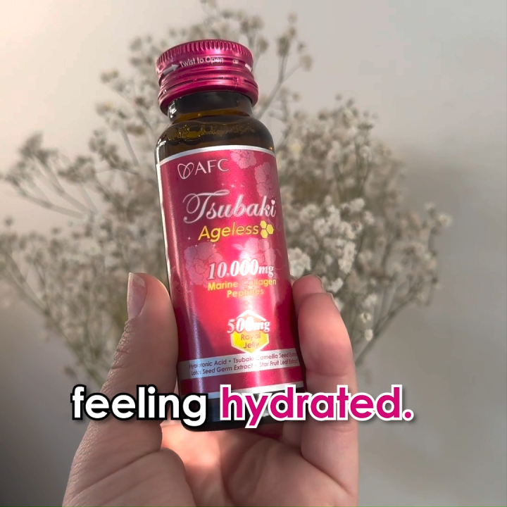 [3 Boxes] AFC Tsubaki Ageless Collagen Drink or Anti Aging Bright ...