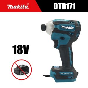 Makita | Makita DTD171 Brushless Rechargeable Impact Driver High Torque Screwdriver Power Tool for 18V Battery Pack System