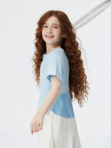 JOLLY BEAN | Ruffled Spliced Summer New Design T-Shirt for Girls