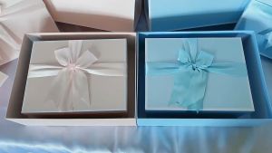 Hộp Quà To Thắt Nơ Sang Trọng Kèm Túi Hộp Quà Sinh Nhật Hộp Quà Tặng Cứng H47