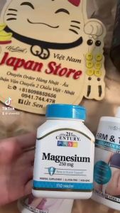 [Mỹ ] 110 viên Magnesium 250mg bổ sung khoáng chất