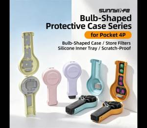 Hard Case Gimbal Camera Protector with Lanyard Shock-proof Protective Cover Storage Box for DJI Osmo Pocket 4P Accessories