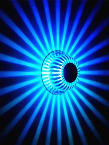 Embedded Hole Led3w Colorful Wall Lamp Open-Mounted Colorful Light Aisle Corridor KTV Background Wall Decoration Spotlight